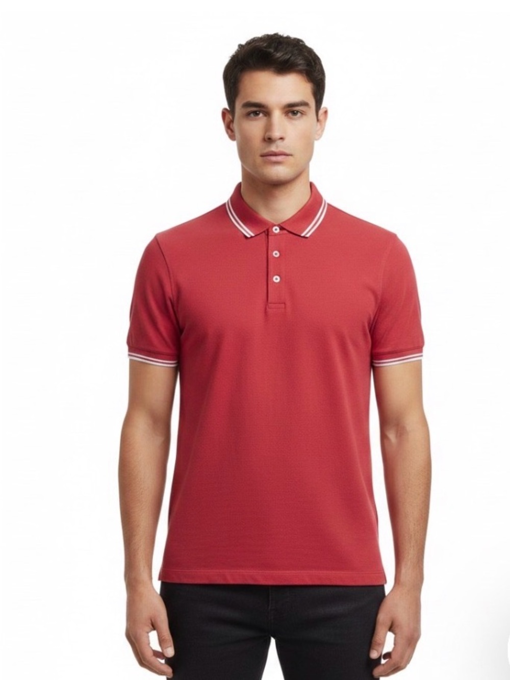 Brunello Cucinelli Cotton pique slim fit polo